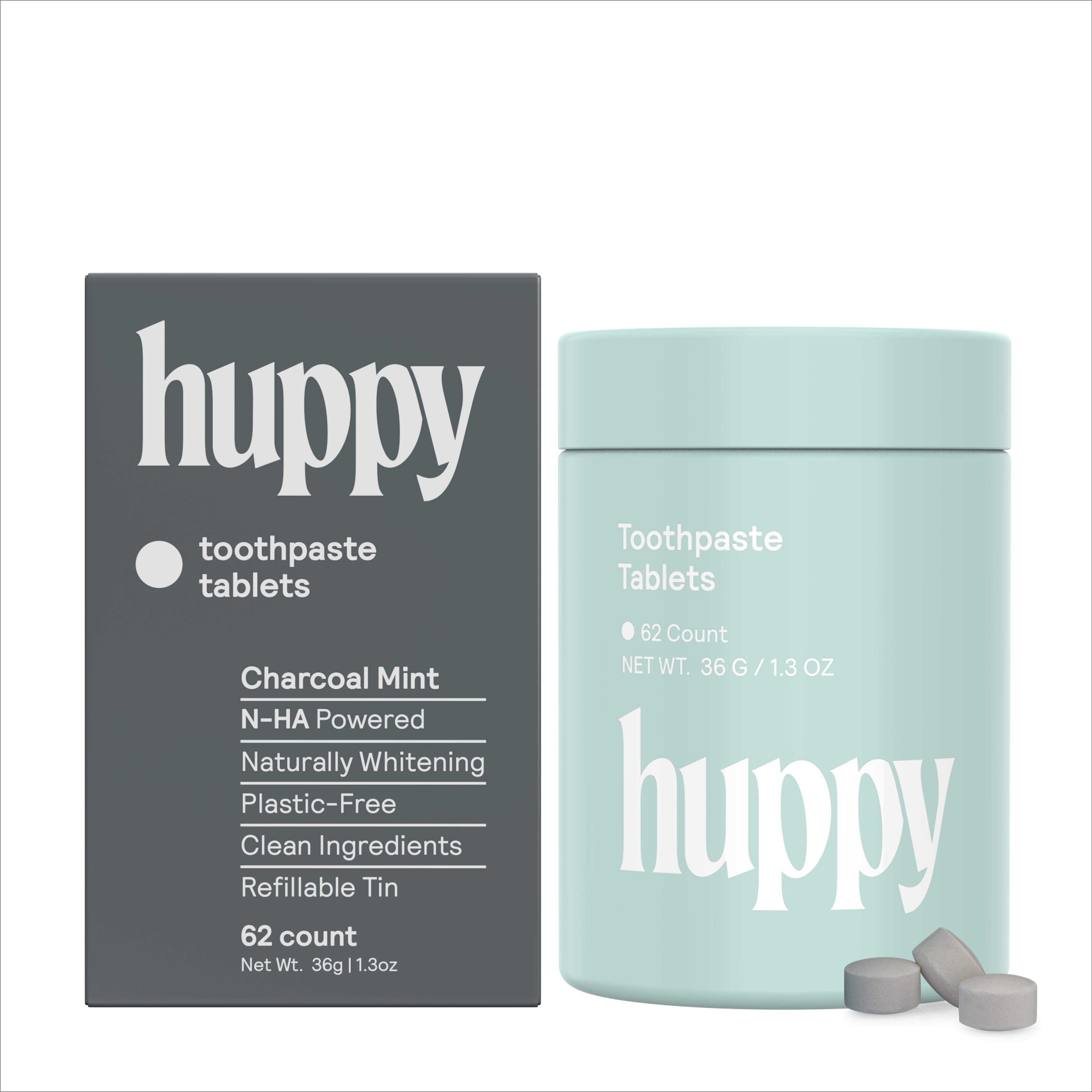 Fluoride-Free Toothpaste Tablets | Retail | Charcoal Mint – Tha ...